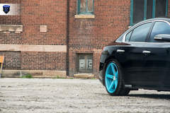 Black Nissan Maxima - Rear Right Wheel