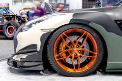 Atlanta Custom Wraps' R35 Nissan GT-R on Forgeline One Piece Forged Monoblock EX1 Wheels