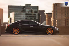 Lowered Maserati Ghibli - Side Stance Shot