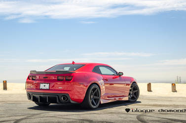 2013 Chevrolet Camaro | 2013 Chevy Camaro Fitted With 22 Inch BD-21’s in Full Matte Black With Chrome SS Lip