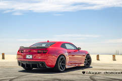2013 Chevy Camaro Fitted With 22 Inch BD-21’s in Full Matte Black With Chrome SS Lip