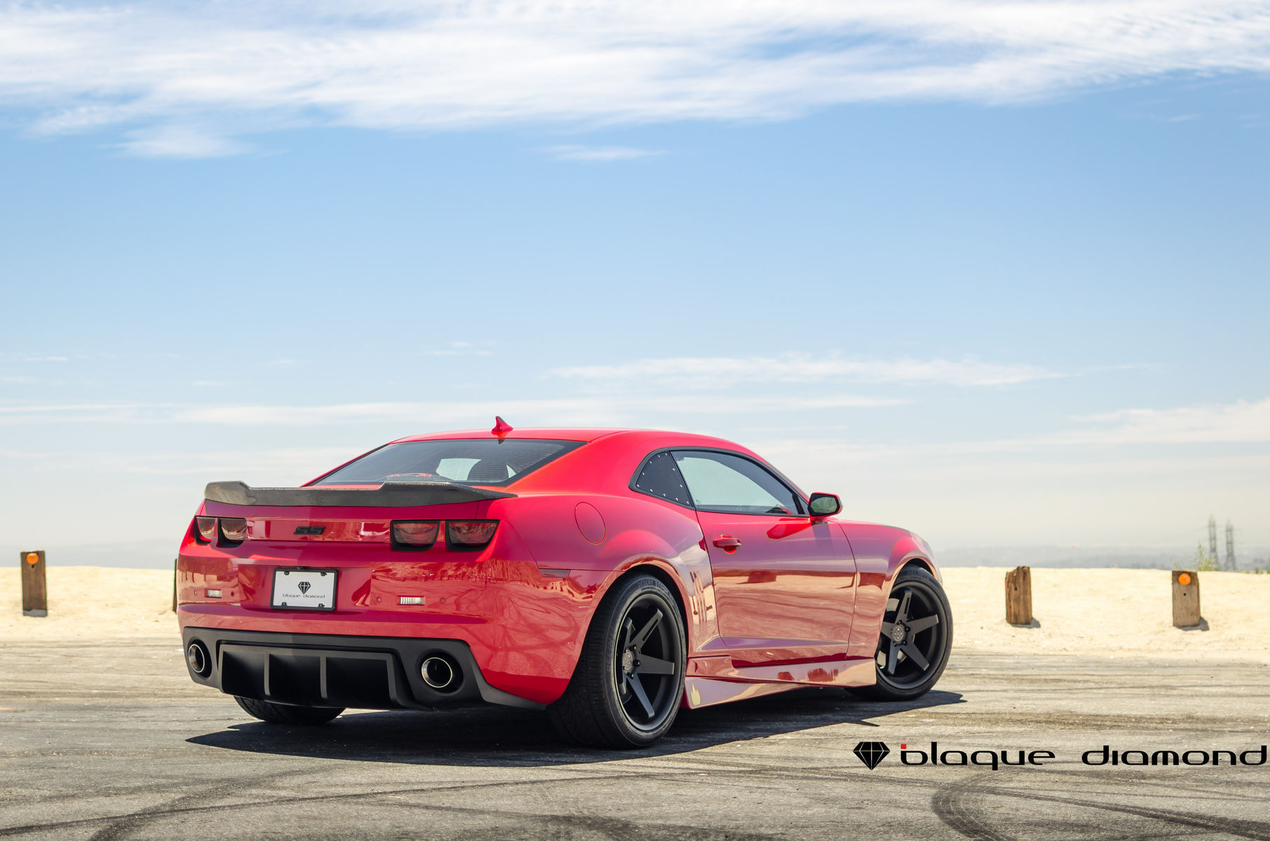 2013 Chevrolet Camaro | 2013 Chevy Camaro Fitted With 22 Inch BD-21’s in Full Matte Black With Chrome SS Lip