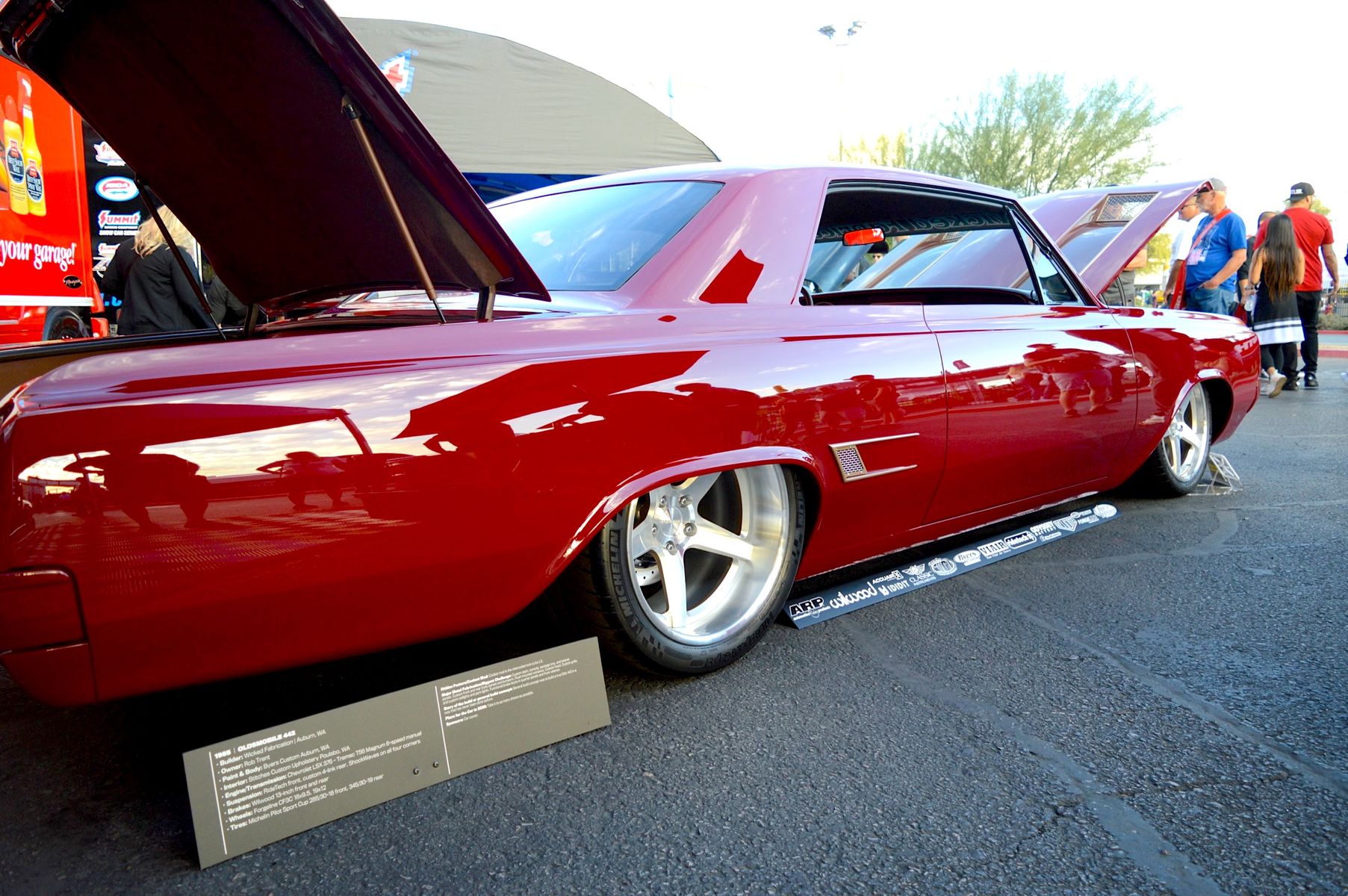 1965 Oldsmobile  | Wicked Fabrication’s Twin Turbo 1965 Oldsmobile 442 on Forgeline CF3C Wheels