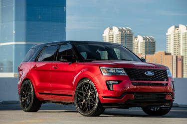 2019 Ford Explorer Sport | 2019 Ford Explorer Sport 4WD by MAD Industries - Final Side Shot FordSEMA