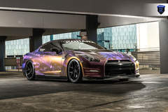 Wrapped Nissan GTR - Stance