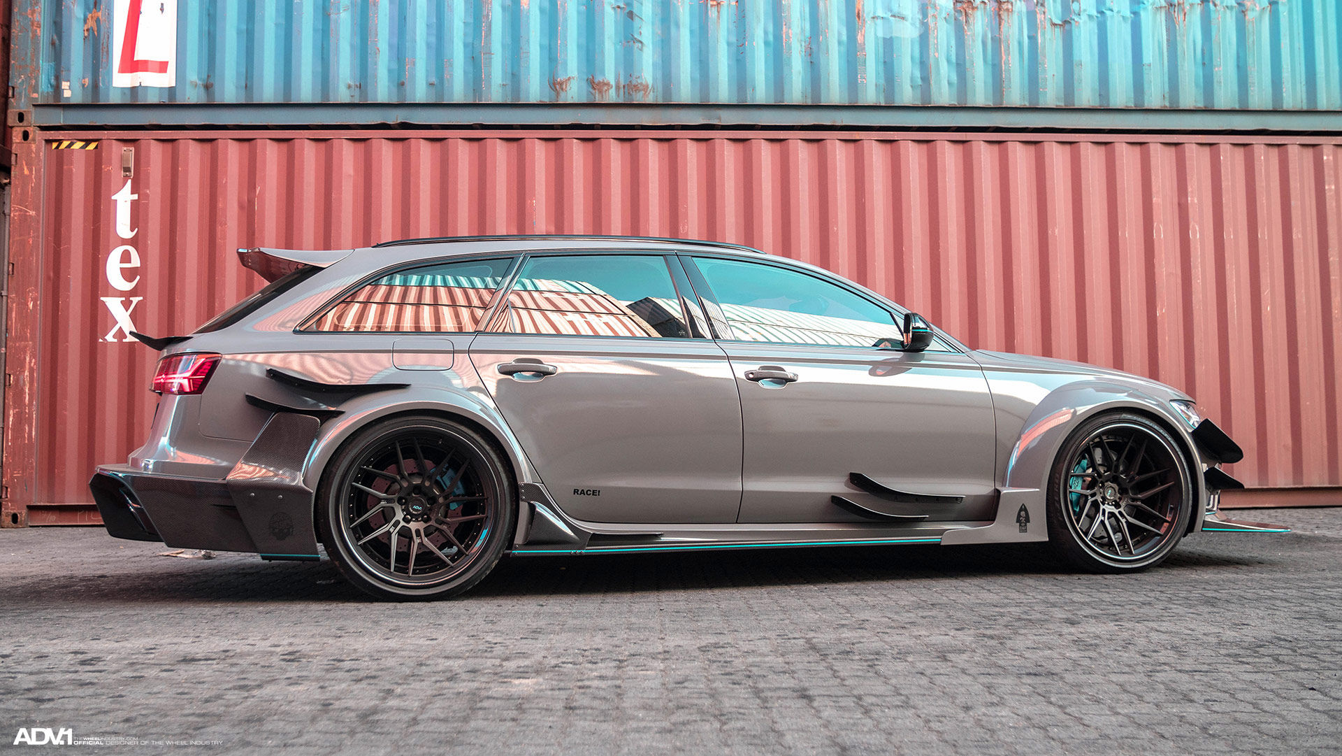 Audi RS 6 | Nardo Gray Carbon Fiber Widebody Audi RS6 Avant - ADV.1 Wheels ADV7R Track Spec CS