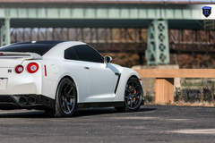 White GTR (Godzilla) - Rear Angled Shot