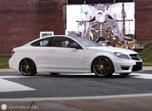 Mercedes C63 AMG coupe - Quantum44 S5D wheels