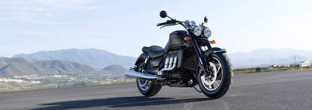 The Triumph Rocket III Roadster is on our list of the top cruiser motorcycles