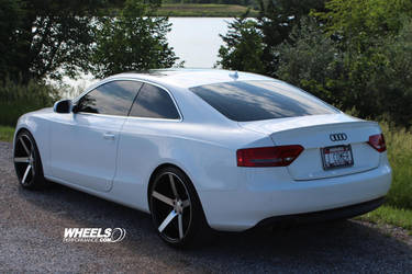 2010 Audi S5 | OUR CLIENT'S AUDI A5 WITH 20" VOSSEN CV3 WHEELS- REAR SHOT