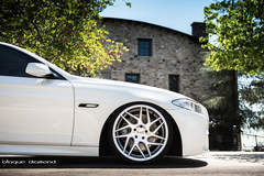 2015 BMW 5 Series Fitted With 20 Inch BD-3’s in Silver With Polished Face