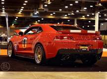 Big Red Edition Camaro Z/28 on Forgeline GX3R Wheels at Mecum Auction Houston
