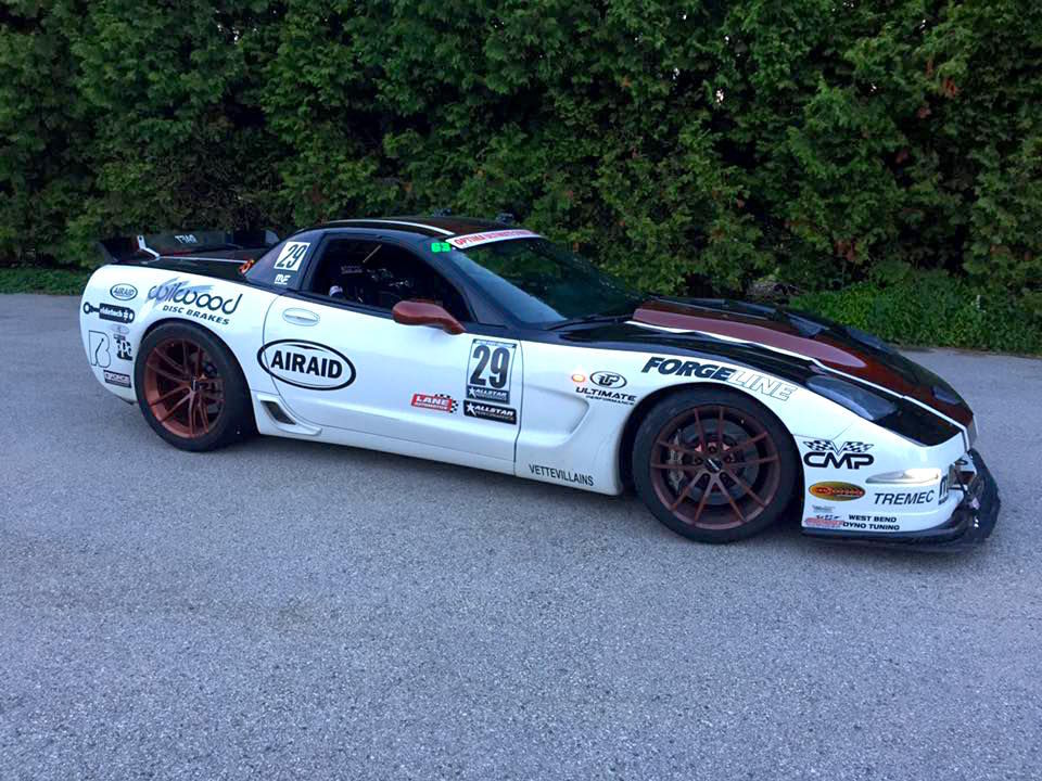 2002 Chevrolet Corvette Z06 | Randy Johnson Wins Motorstate Challenge Late Model Class in the D&Z Customs DZ06 Corvette on Forgeline One Piece Forged Monoblock AR1 Wheels