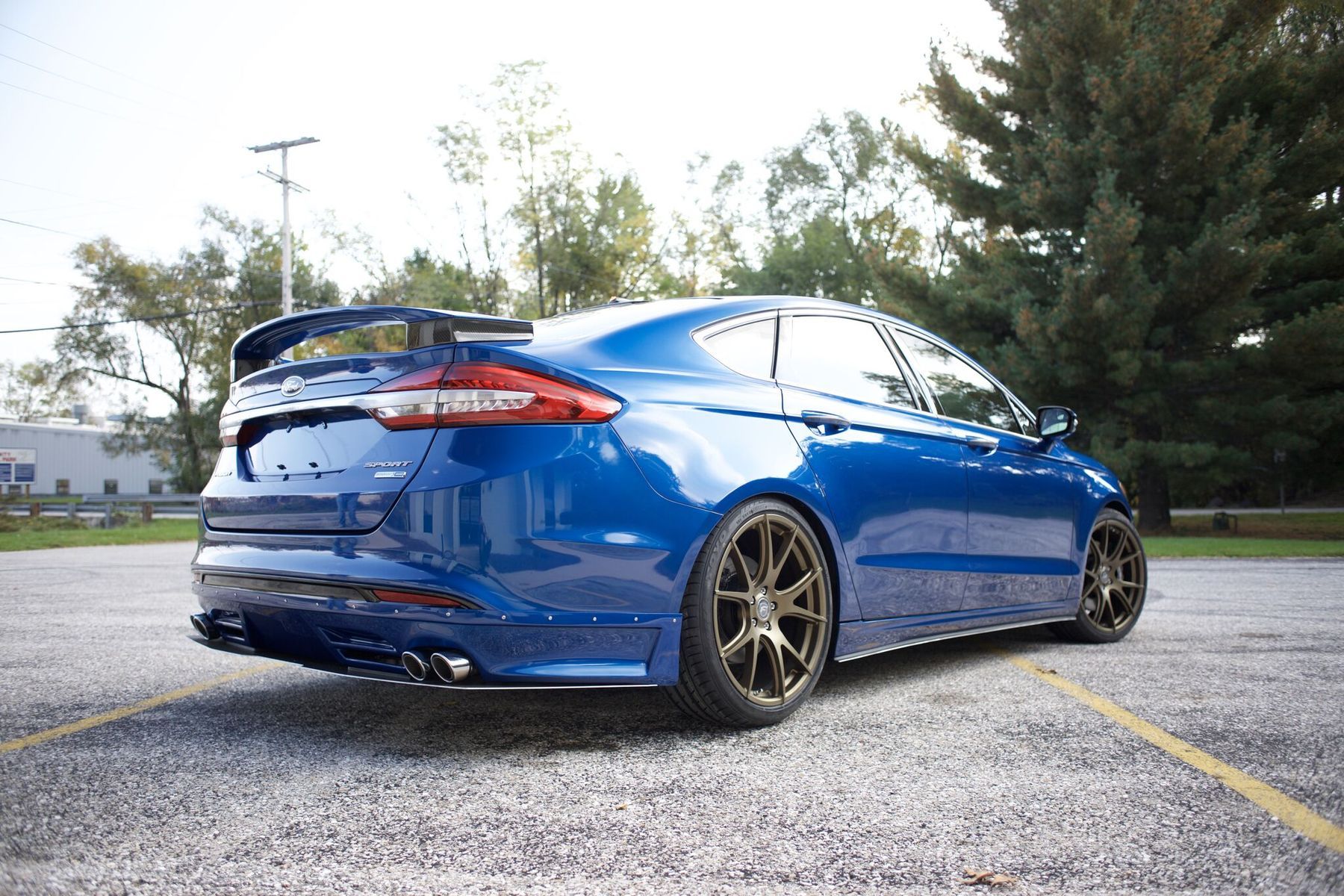2017 Ford Fusion | 2017 Ford Fusion Sport By Legacy Innovations - Rear Quarter