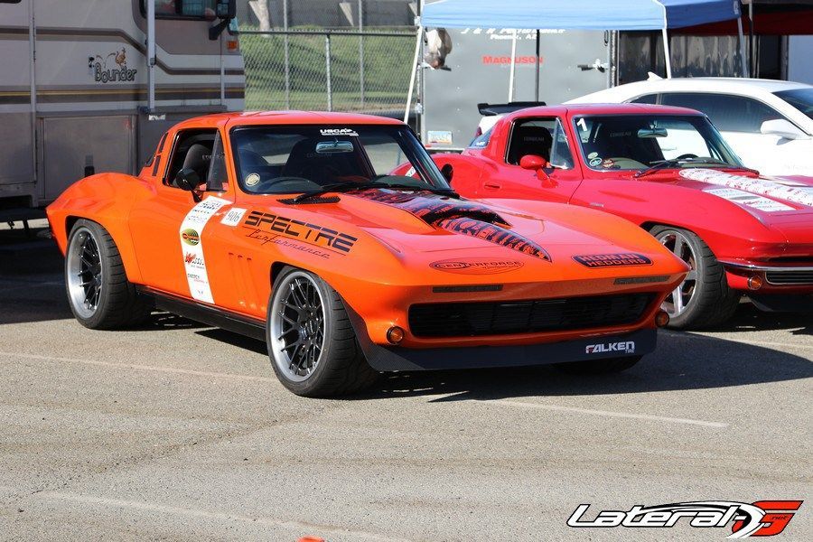 1965 Chevrolet Corvette Stingray | Greg Thurmond Wins Classic Muscle Class at NMCA West Autocross in his '65 SCAR Corvette on Forgeline DE3C Concave Wheels