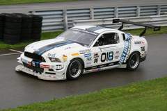 Brian Faessler's Turbocharged Boss 302 Mustang GTU-class Racecar on Forgeline ZX3R Wheels at Pittsburgh International Race Complex