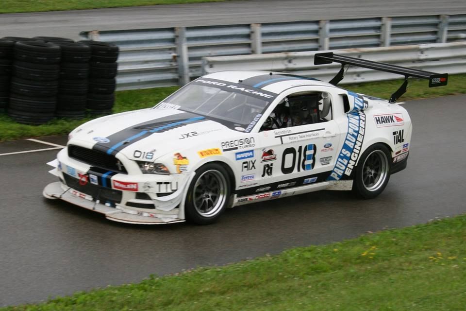 2014 Ford Mustang | Brian Faessler's Turbocharged Boss 302 Mustang GTU-class Racecar on Forgeline ZX3R Wheels at Pittsburgh International Race Complex