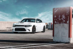 Dodge Charger SRT8 on Velgen Wheels Classic5 Satin Black 22x9 & 22x10.5 