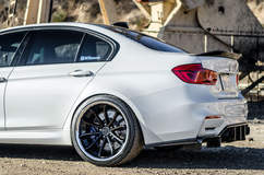 2016 BMW M3 Fitted With 20 Inch BD-23’s in Black w/ Chrome SS Lip