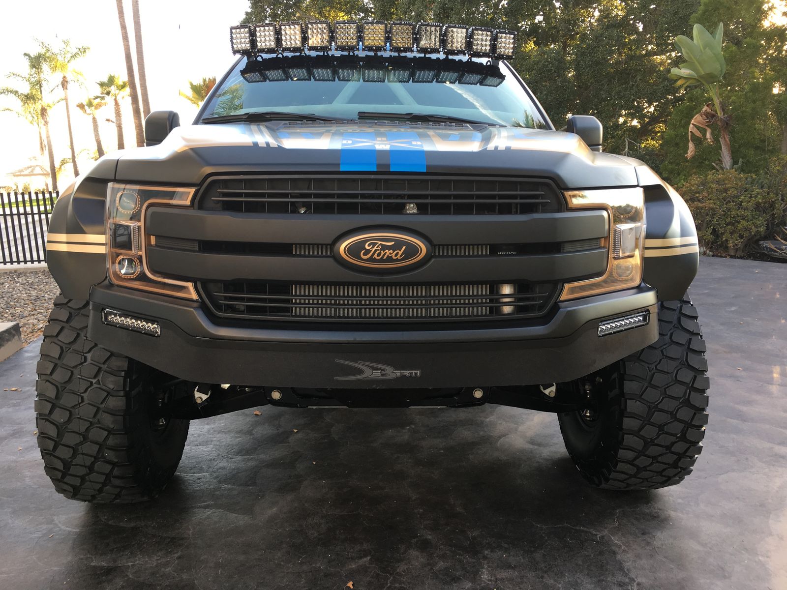 2019 Ford F-150 | 2019 F-150 SuperCrew Hot Wheels 50th Anniversary by Deberti Designs - Front Shot FordSEMA