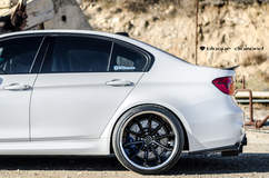 2016 BMW M3 Fitted With 20 Inch BD-23’s in Black w/ Chrome SS Lip