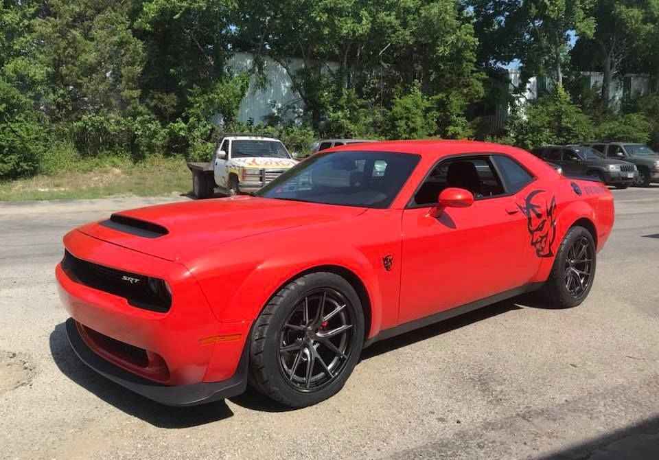 2018 Dodge | Ken Kelley's Classic Car Liquidators Dodge Demon on Forgeline Carbon+Forged CF201 Wheels