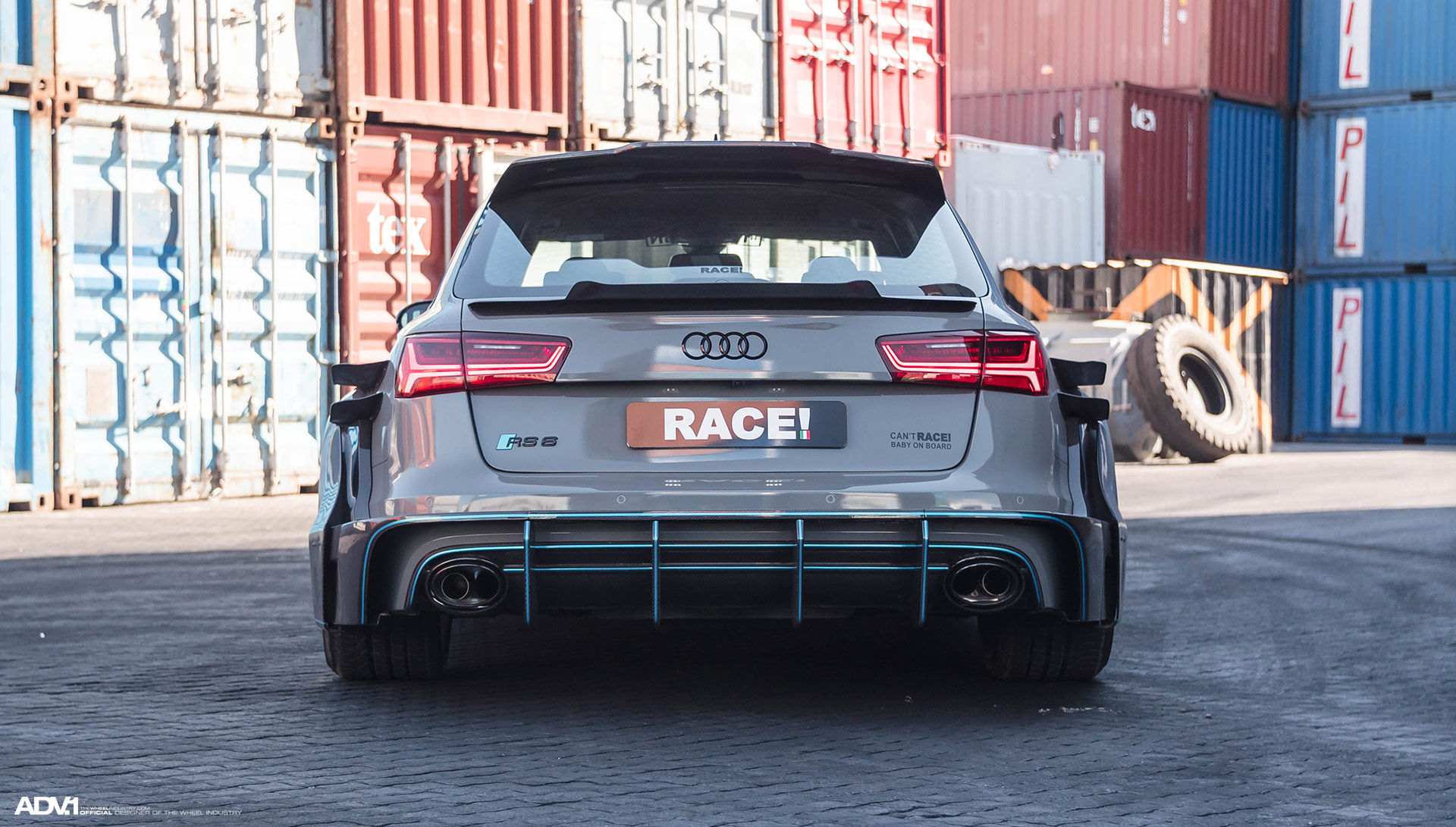 Audi RS 6 | Nardo Gray Carbon Fiber Widebody Audi RS6 Avant - ADV.1 Wheels ADV7R Track Spec CS