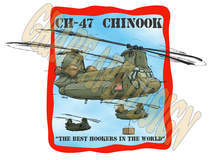 Chinook Helicopter art design