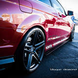 2014 Mercedes with 20 Inch BD-6 Wheels in Full Matte Graphite