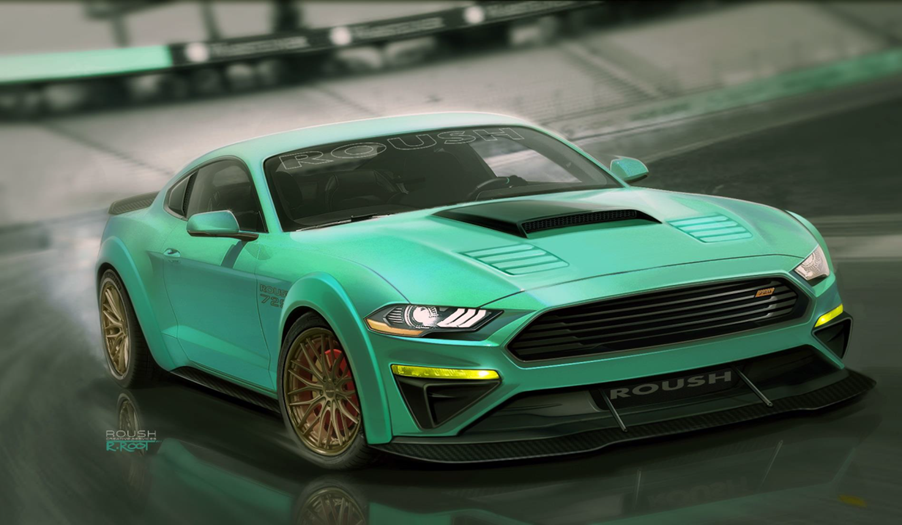 Roush 729 Widebody Mustang By Performance Rendering Fordsema 2018 Ford Mustang Roush 729 Widebody By Performance Rendering Fordsema