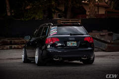 Black Audi S4 Avant Wagon - CCW Classic Polished 3 Piece Wheels