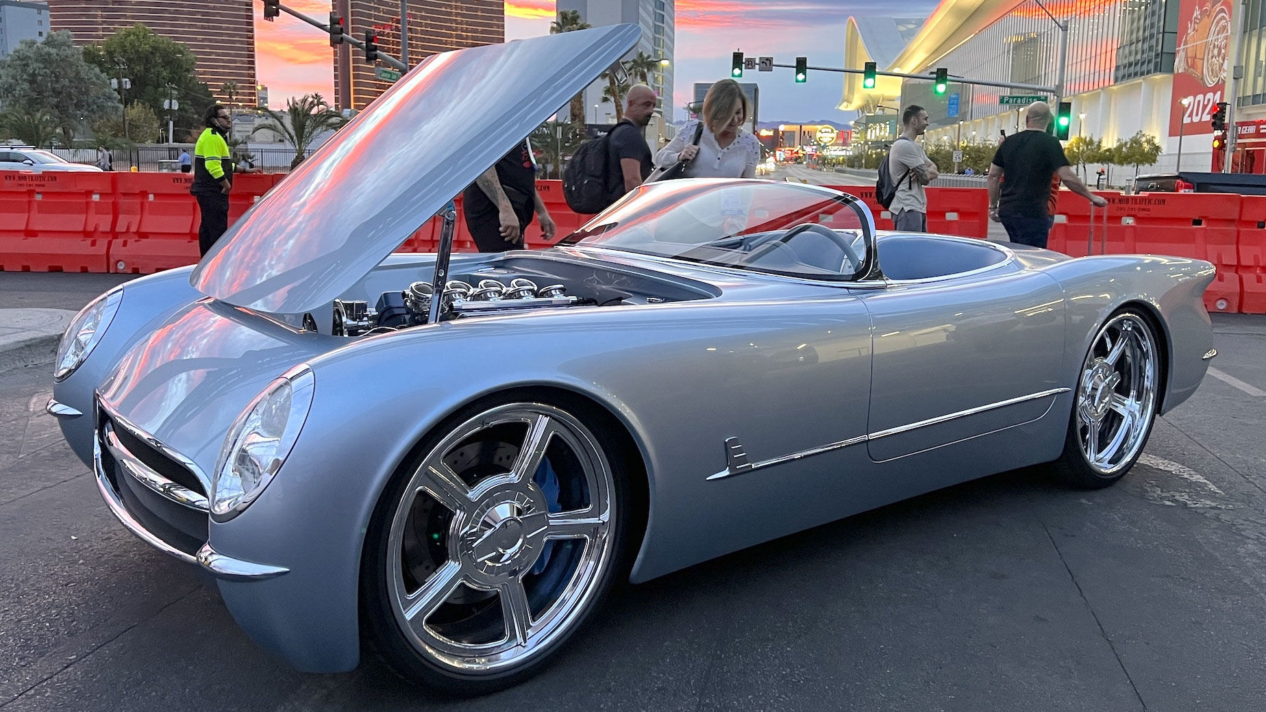 1953 Chevrolet Corvette | Kindig-It Design “CF1” 1953 Chevrolet Corvette on Forgeline Forged Three Piece Custom One-Off Wheels