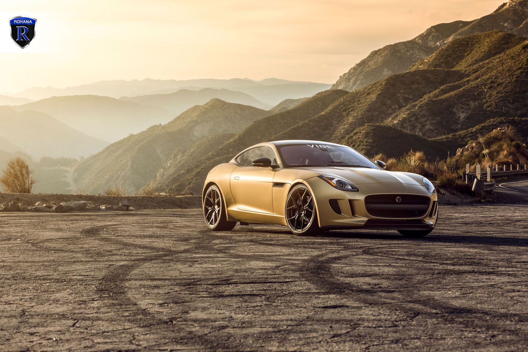 2016 Jaguar F-Type | Gold Jaguar F-Type - Passenger Side Shot