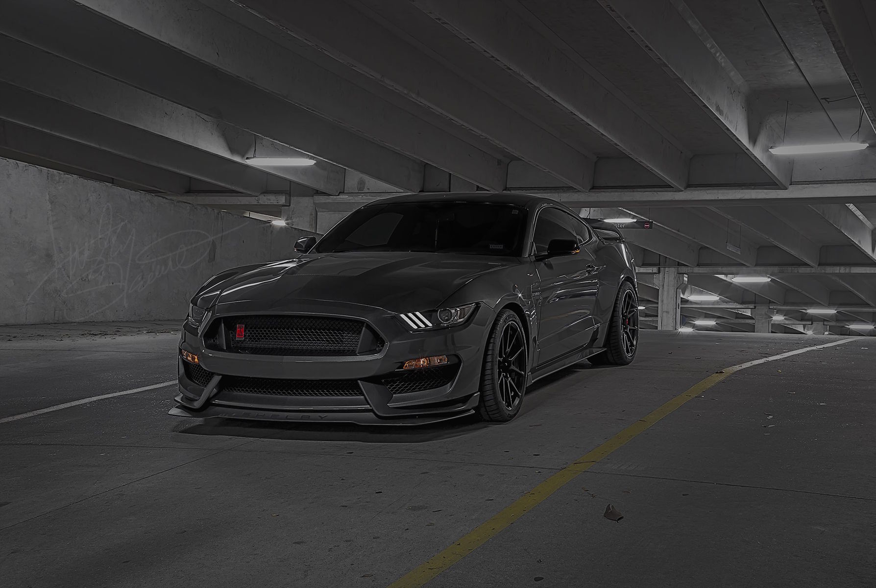 2017 Ford Mustang | Ansley Stewart's Mustang Shelby GT350R on Forgeline One Piece Forged Monoblock GS1R Wheels