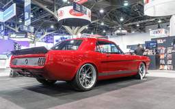 JH Restorations "Shockr" 1966 Ford Mustang on Center Locking Forgeline Grudge Wheels