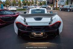 White McLaren P1 