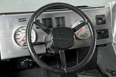 2006 HUMMER H1 | RCH Designs Custom Built Hummer H1 - Driver Steering Wheel