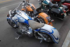 blue & white