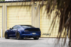 Blue Mustang GT on Velgen Wheels  VMB9 Satin Bronze  20x9 & 20x10.5