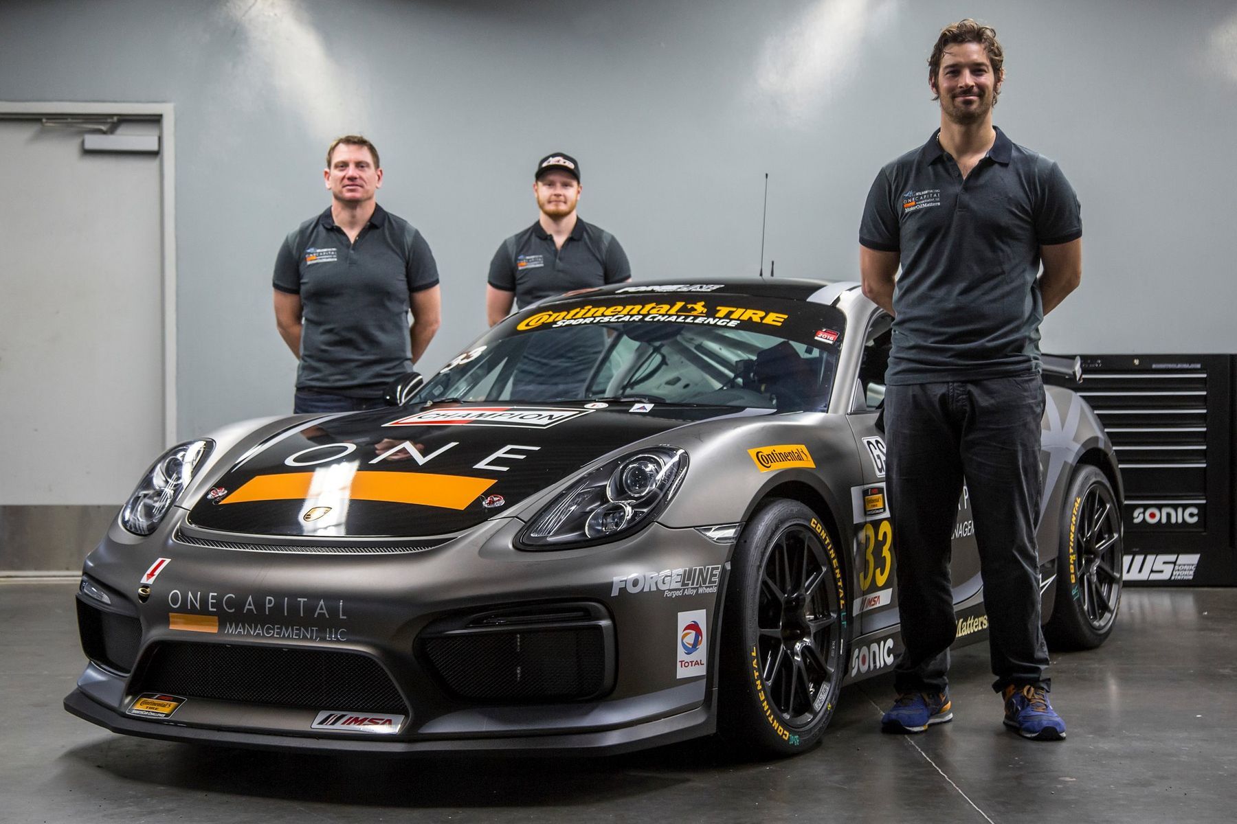 2016 Porsche Cayman | CJ Wilson Racing's GS Class Porsche Cayman Clubsport on Forgeline One PIece Forged Monoblock GS1R Wheels