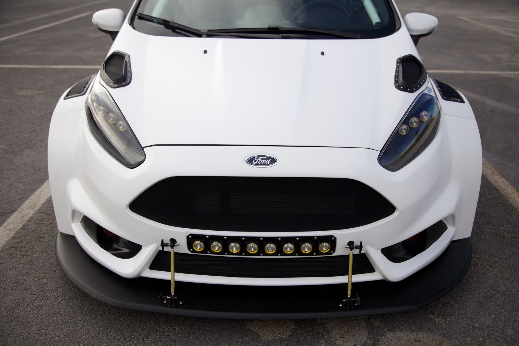 2016 Ford Fiesta ST | 2016 Ford Fiesta ST by Tucci Hot Rods - Custom Vents and Front Splitter