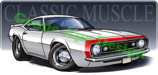 1967 Chevrolet Camaro | Chevy Camaro classic art design