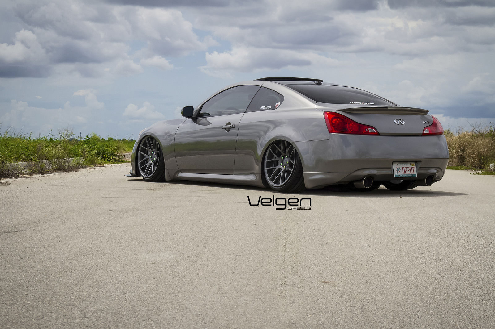Check out Bagged Infiniti G37s on Velgen Wheels VMB7 - Lowered Stance Shot ...