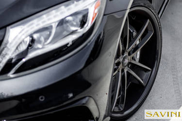 2014 Mercedes-Benz S-Class | 2014 Grey Mercedes-Banz S63 | Savini Wheels SV51-C