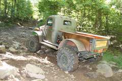 Over the hills and threw the woods
