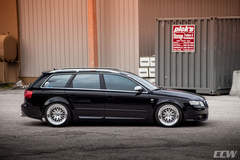 Black Audi S4 Avant Wagon - CCW Classic Polished 3 Piece Wheels