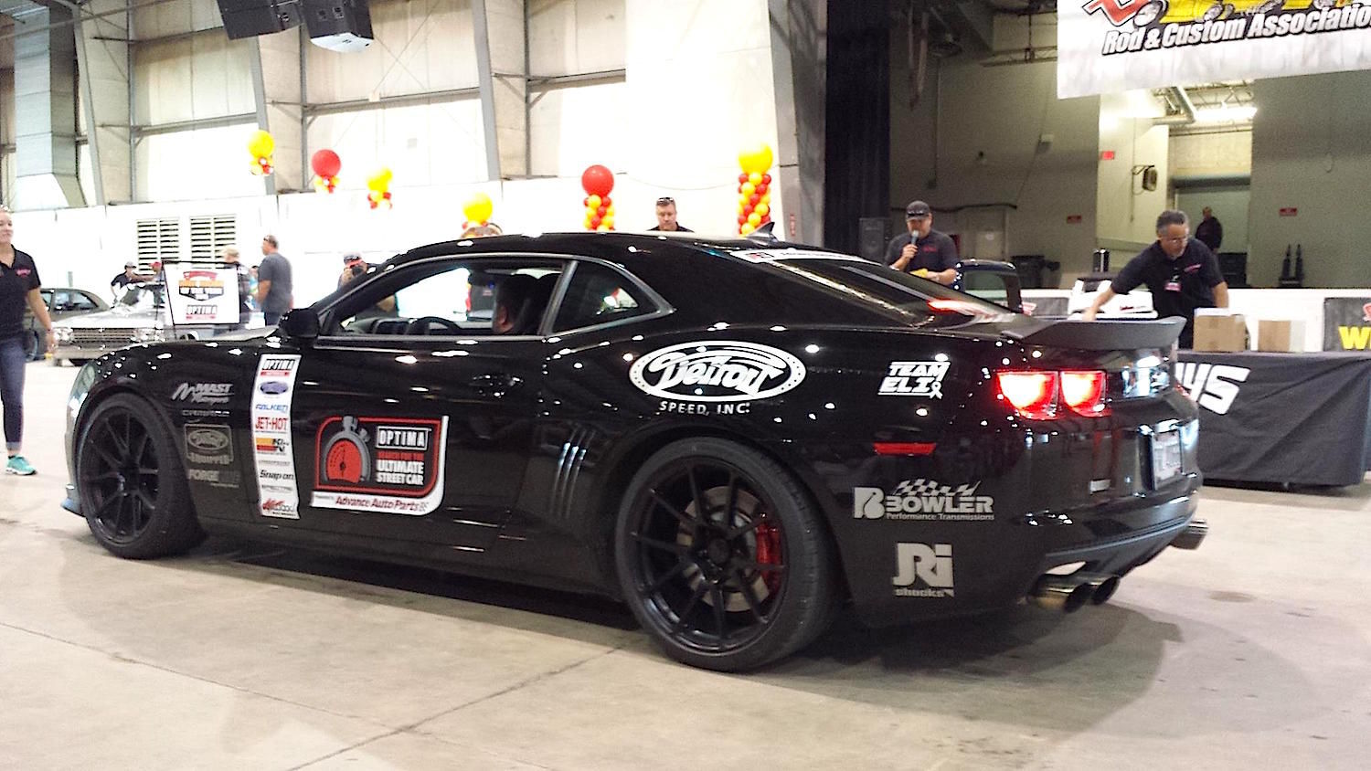 2013 Chevrolet Camaro | Camaro on Forgeline GA1R Open Lug Wheels