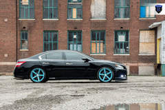 Black Nissan Maxima - Side Profile