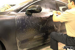 Audi A7 fully wrapped in XPEL STEALTH matte-finish paint protection film