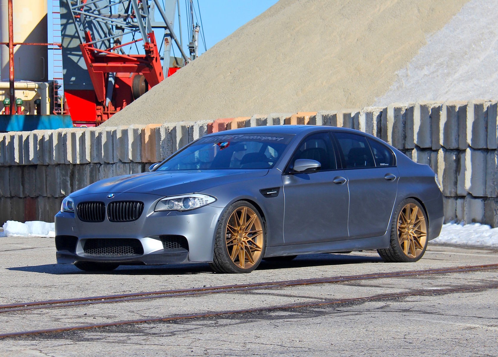2015 BMW M5 | Turner Motorsport's Frozen Gray BMW F10 M5 on Forgeline One Piece Forged Monoblock MT1 Wheels